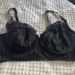 Cacique Black Lace Underwire Bra
